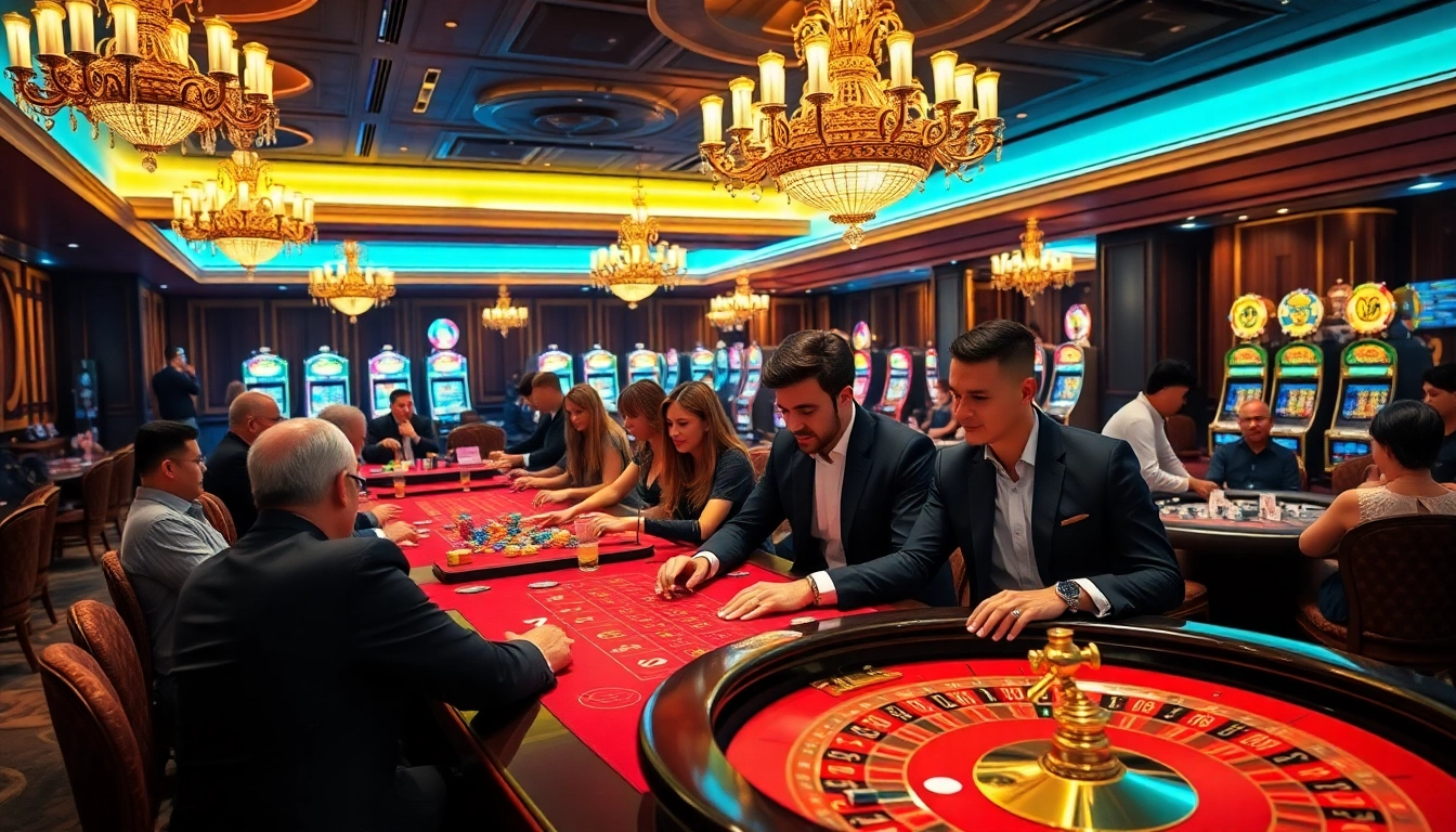 Experience excitement at https://xx88.day/ with players enjoying diverse casino games including poker and roulette.