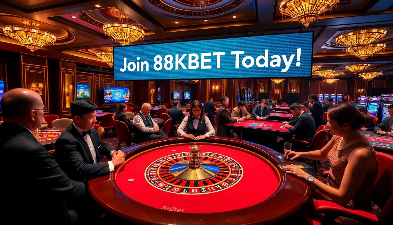 Experience thrilling gameplay at 8KBET with exciting casino tables and professional croupiers.