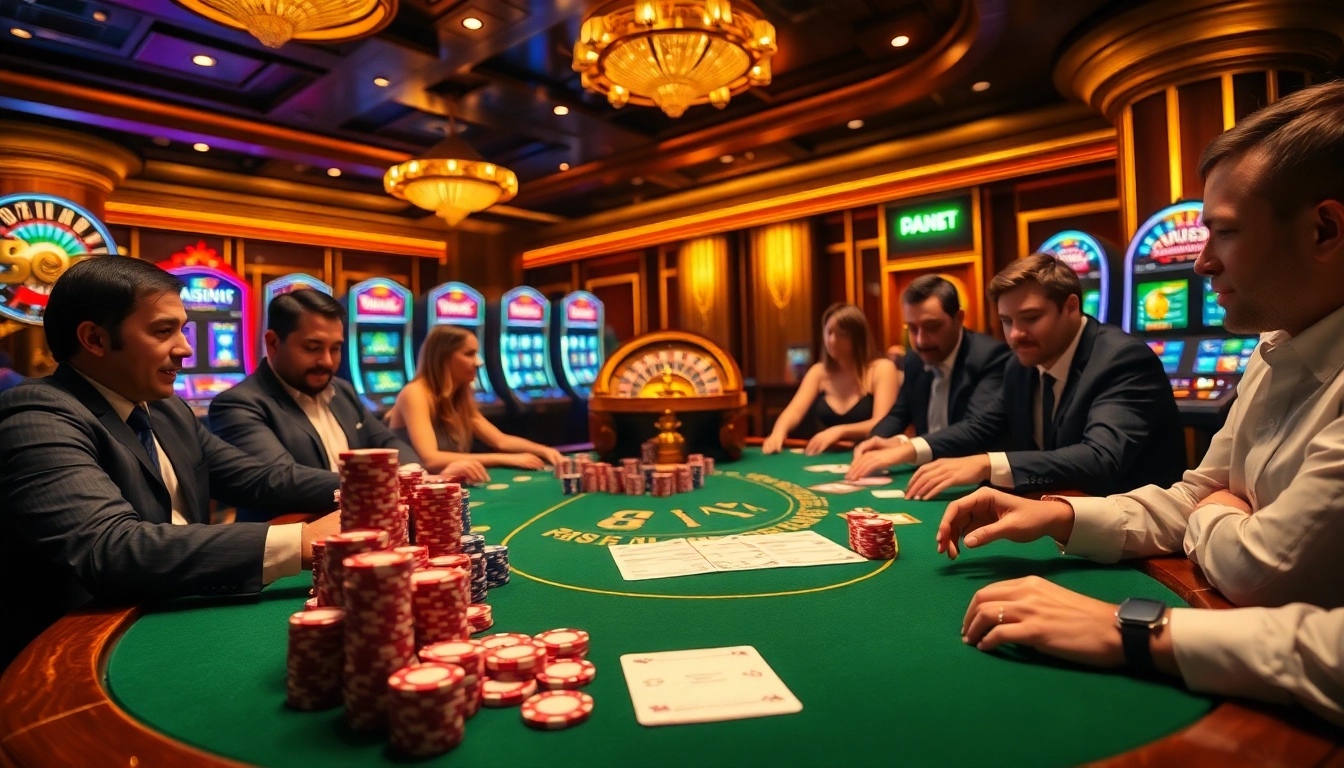 Experience thrilling gameplay at b52 club with vibrant poker chips and cards in action.